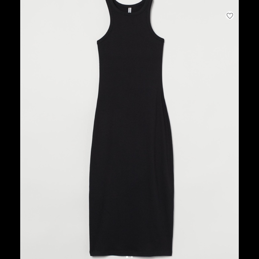 H&M ribbed midi dress size XL